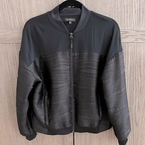 Koral Mesh Panel Bomber Jacket